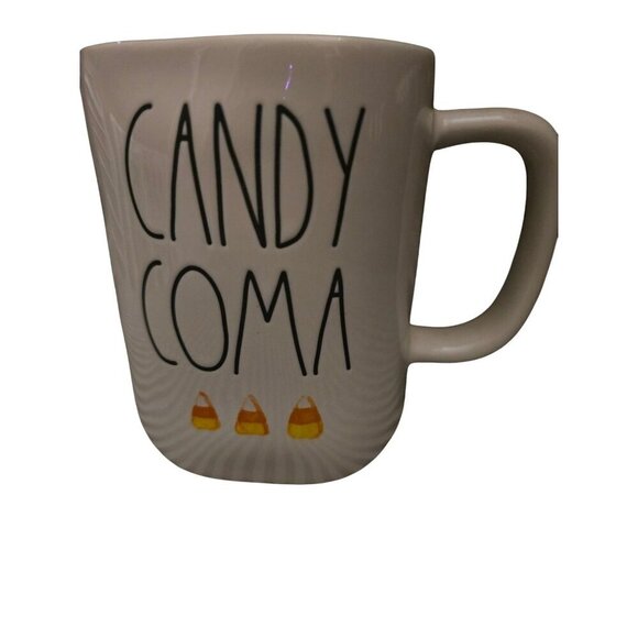 Rae Dunn Candy Coma Candy Corn Icon Halloween Mug - Picture 1 of 11